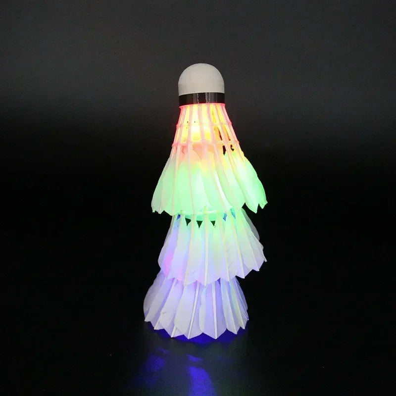 1/3/5pcs Lighting Badminton Dark Night Colorful LED Lighting Sport Badminton Light Spot Shuttle cock Accessories shuttlecock