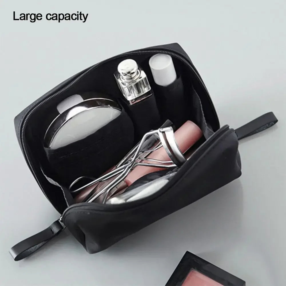 1PC Portable Women Makeup Bag Cosmetic Bag Coin Pouch Storage Bag Mini Lipstick Bag Small Bag Toiletry Bag Organizer Case