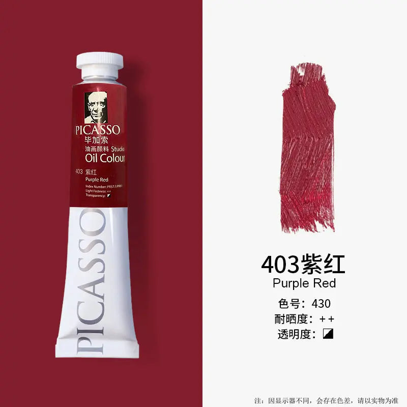 Phoenix 50ml Oil Paint High Saturation Faster Drying Time with Creamy Texture and Consistency for Artists, Students, Beginners