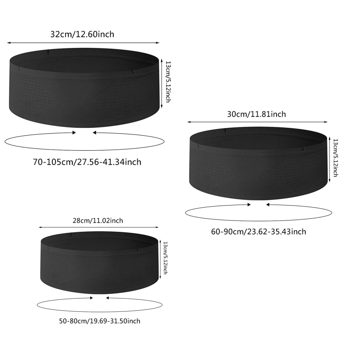 Seamless Invisible Running Waist Belt Bag Gym Bags Unisex Sports Fanny Pack Mobile Phone Bags for Fitness Jogging Cycling 운동가방