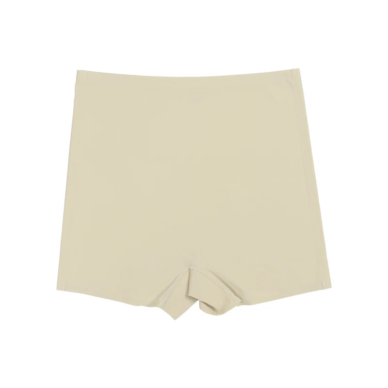 Hot Sale Ladies Seamless Ice Silk Solid Biker Shorts Boxer Short Leggings Sports Yoga Pants Women's Shorts Panties T1584