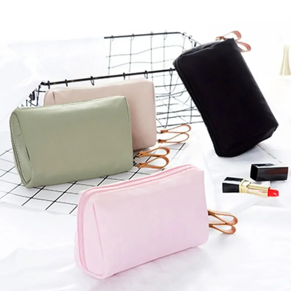1PC Portable Women Makeup Bag Cosmetic Bag Coin Pouch Storage Bag Mini Lipstick Bag Small Bag Toiletry Bag Organizer Case