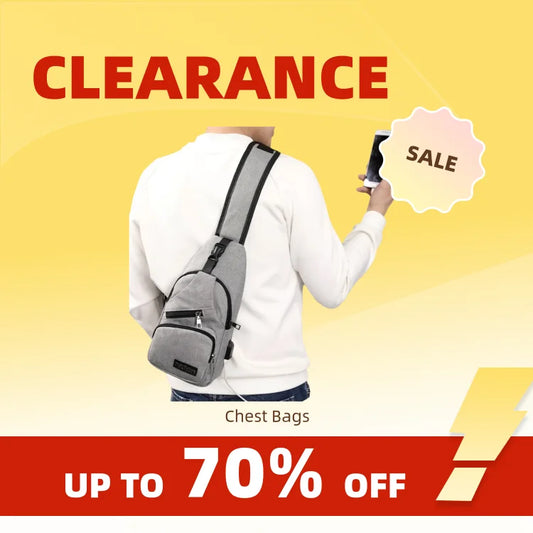 Clearance_New Multifunctional Crossbody Bag Usb Charging Leisure Sports Large Capacity Chest Bag For Men_Continuous updates