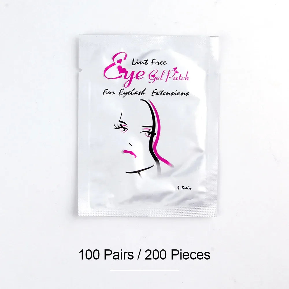50/100pairs Eyelashes For Eyelash Extensions Eye Pads Pillows Disposable Patch Under Lash Tips Lint Free Sticker Wraps Makeup
