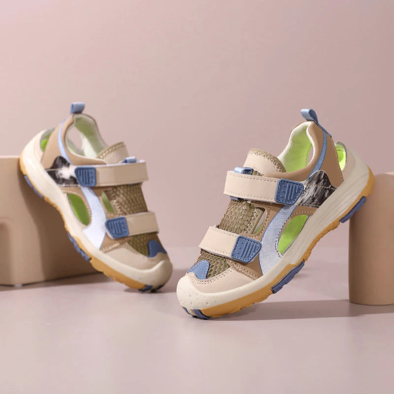 Children Shoes Boys Sandals Summer Shoes Sneaker Luxury Designer Non-slip Sports Casual Flat Boy Sandals Shoes