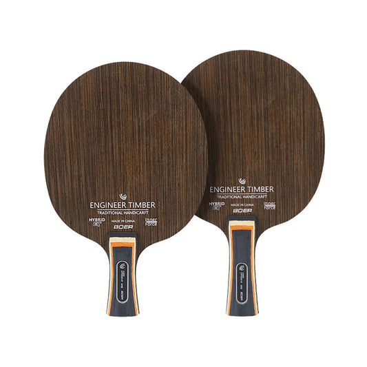 1PC Table Tennis Blade Ebony Dalbergia Pingpong Racket Bottom Plate 5-Ply 6.2mm Ping Pong Paddle Board Bat Racquet Long Handles
