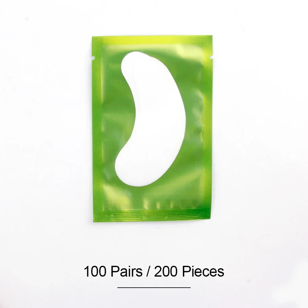 50/100pairs Eyelashes For Eyelash Extensions Eye Pads Pillows Disposable Patch Under Lash Tips Lint Free Sticker Wraps Makeup