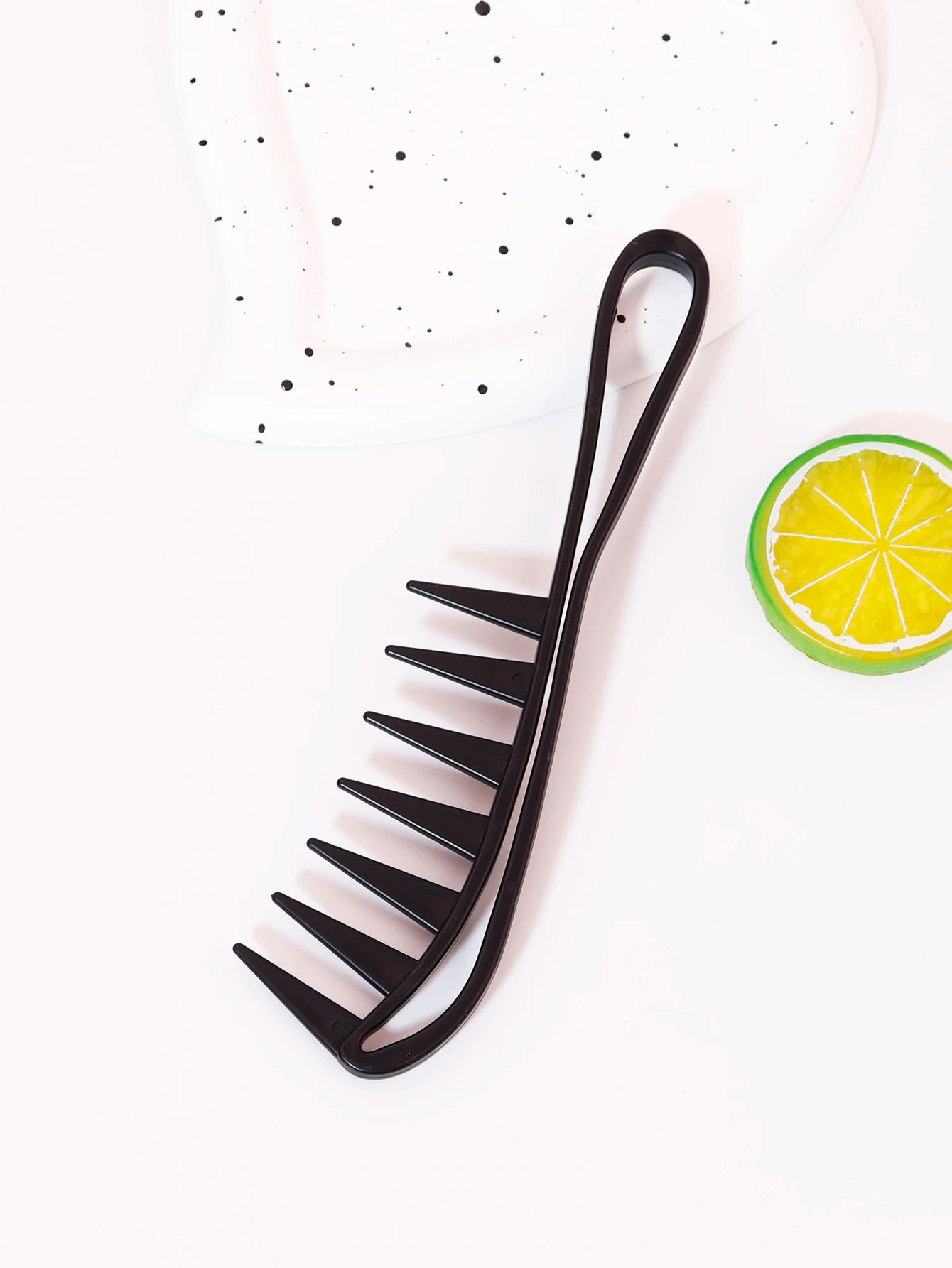 Wide Teeth Shun Hair Comb plastics Massage Curling Hair Comb Salon Hairdressing Comb Styling Tools Special for real hair wigs