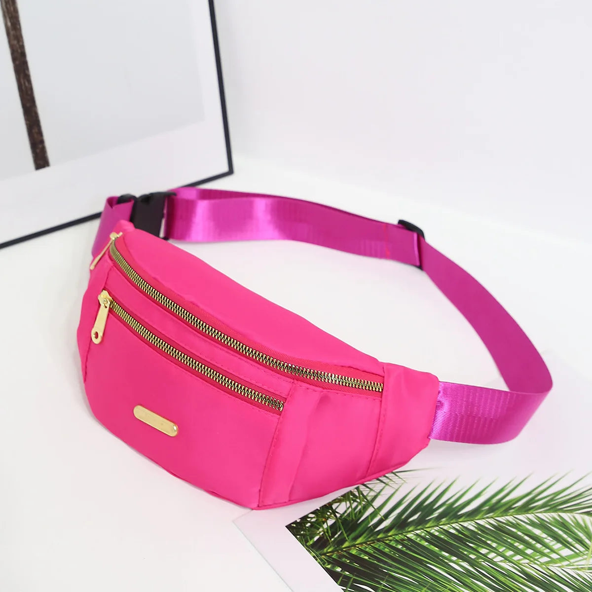 Fanny Pack for Women Men Water Resistant Large Hiking Waist Bag Pack Carrying All Phones for Running Walking Traveling