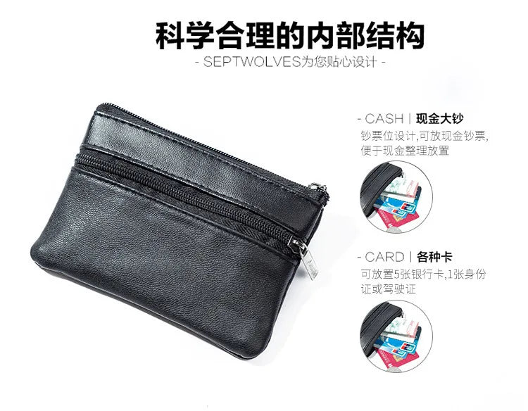 Women Men Coin Purse Men Small Bag Wallet Change Purses Zipper Money Bags Children Mini Wallets Leather Key Holder carteira