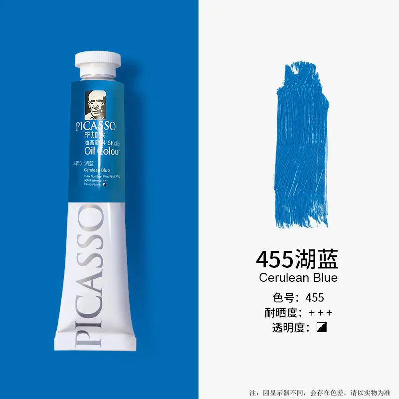 Phoenix 50ml Oil Paint High Saturation Faster Drying Time with Creamy Texture and Consistency for Artists, Students, Beginners