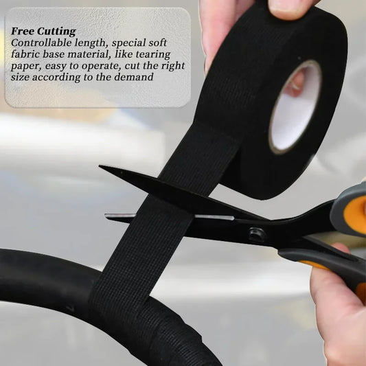 Electrical Insulating Tape Heat Resistant Harness Tape 9/15/50MM Car Cable Harness Wiring Loom Protection Waterproof Tape