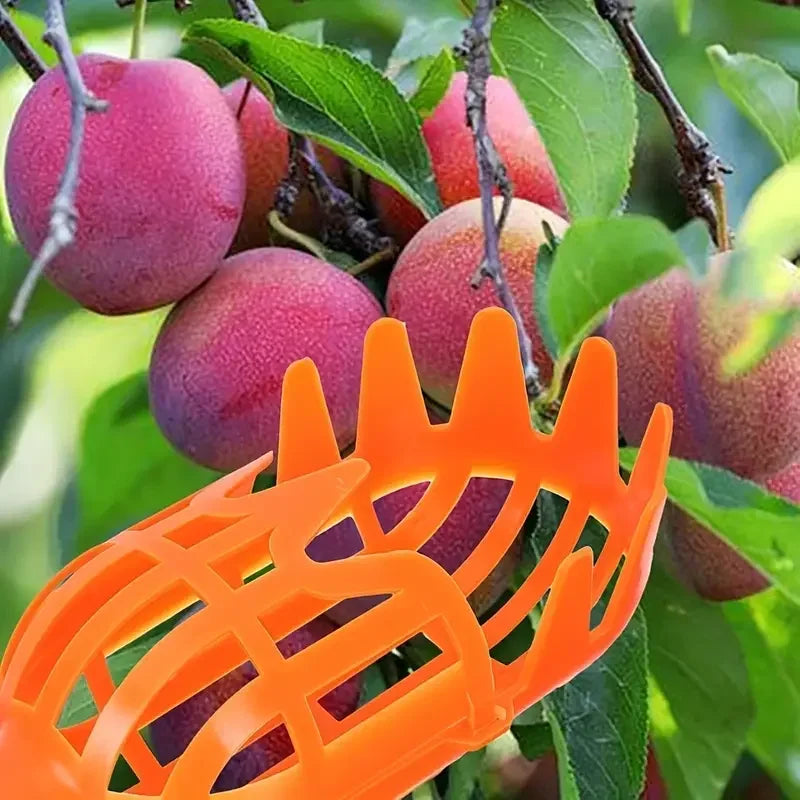 1PC High-Altitude Fruit Picker, Plastic Garden Harvesting Tool for Loquat, Bayberry, Peach, Plum & Jujube