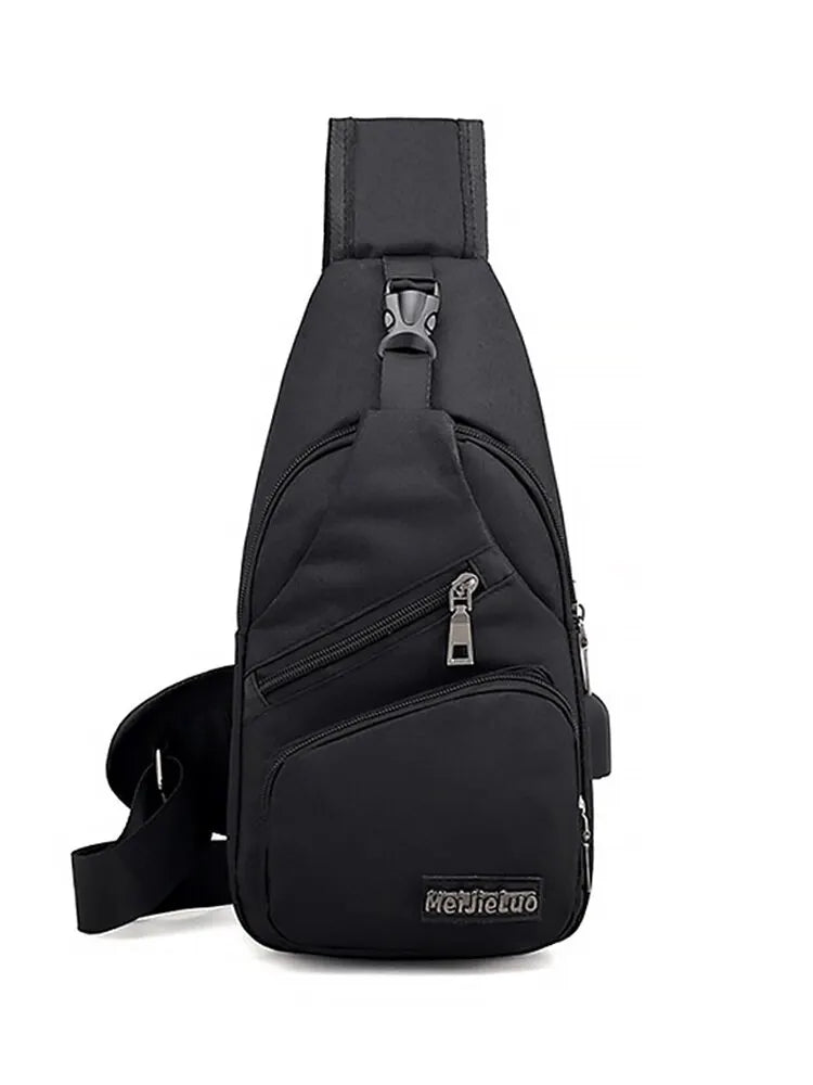Clearance_New Multifunctional Crossbody Bag Usb Charging Leisure Sports Large Capacity Chest Bag For Men_Continuous updates