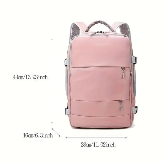 Large Capacity Backpack Waterproof Travel Bag Multi-functional USB Luggage Bag Unisex Fashion Laptop Backpack