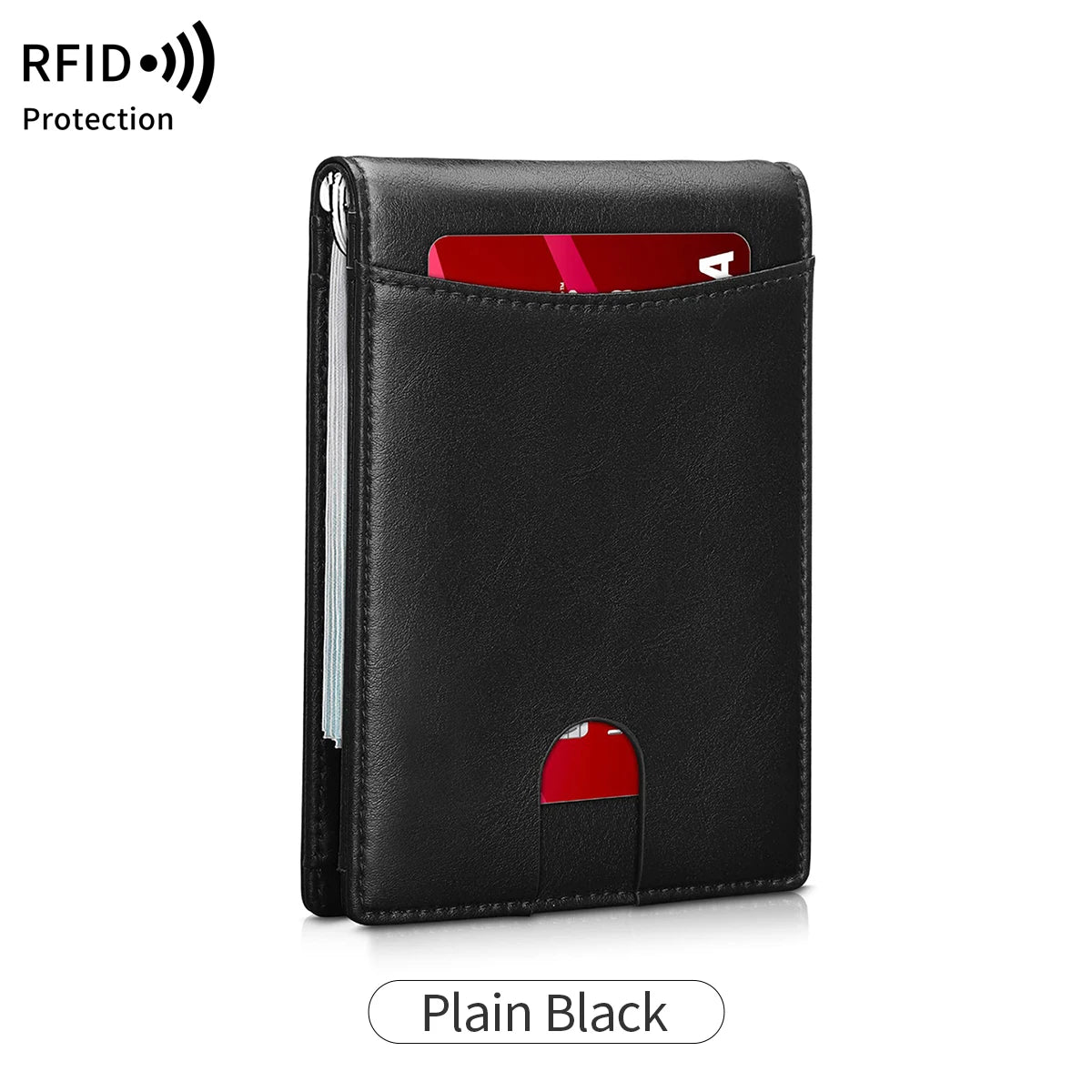 RFID carbon fiber men's wallet multifunctional ultra-thin mini 7-card slot/short card bag large capacity portable men's wallet