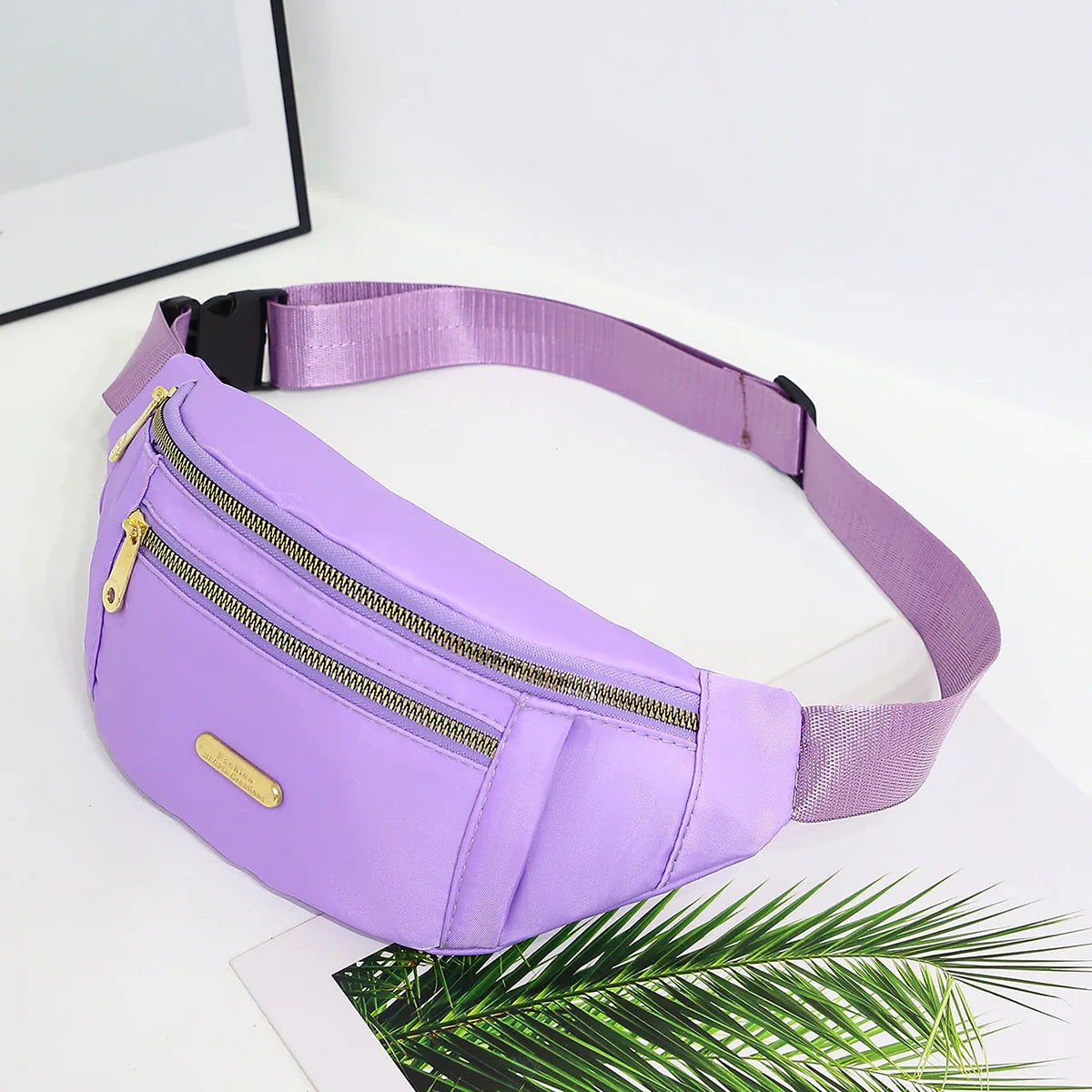 Fanny Pack for Women Men Water Resistant Large Hiking Waist Bag Pack Carrying All Phones for Running Walking Traveling