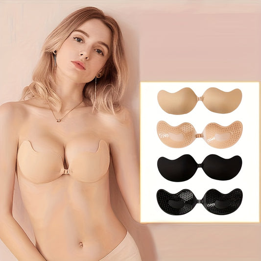 Ultra-Thin Silicone Nipple Covers - Self-Adhesive Push Up for a Seamless Look - Invisible Pasties, Perfect Womens Lingerie Accessories for Daily Wear or Special Occasions