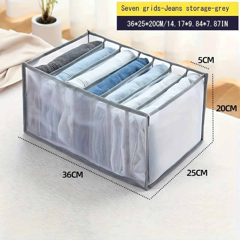 Foldable Drawer Underwear Organizer, Wardrobe Mesh Storage Box, Closet Divider Pants Bras Socks Sorting Bag