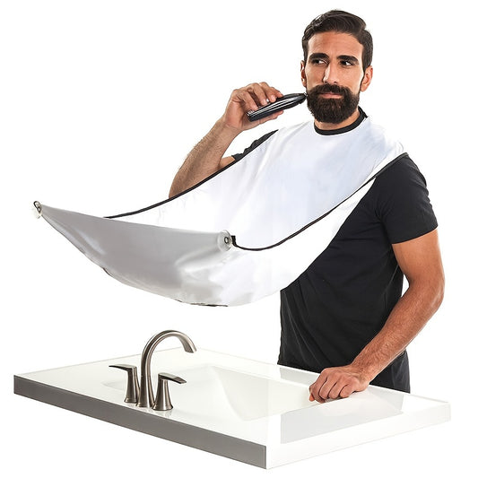 A Practical and Thoughtful Gift for Men: Beard Shave Apron Bib Trimmer Holder Rack