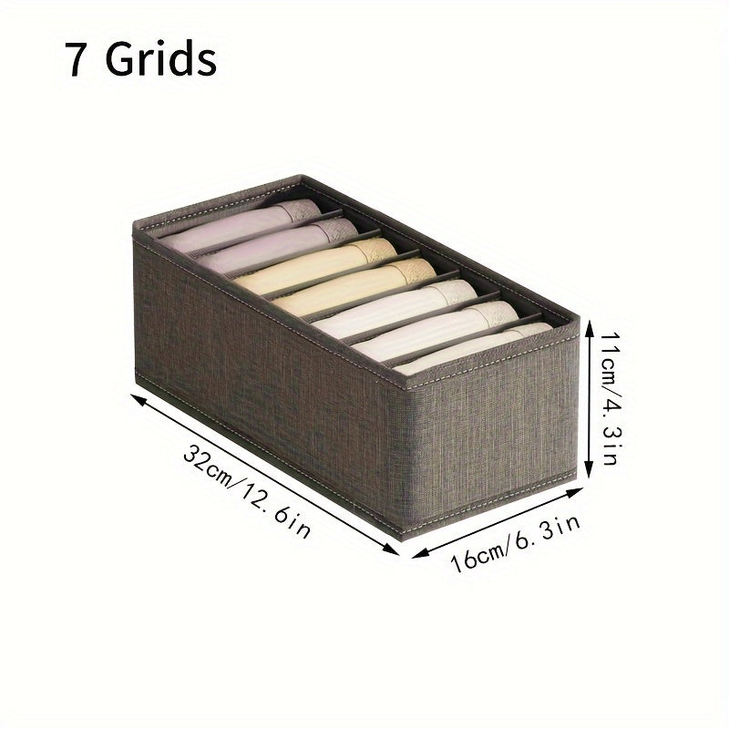 Foldable Storage Box, Drawer Organizer For Bras, Socks, Underwear, Washable Closet Organizers