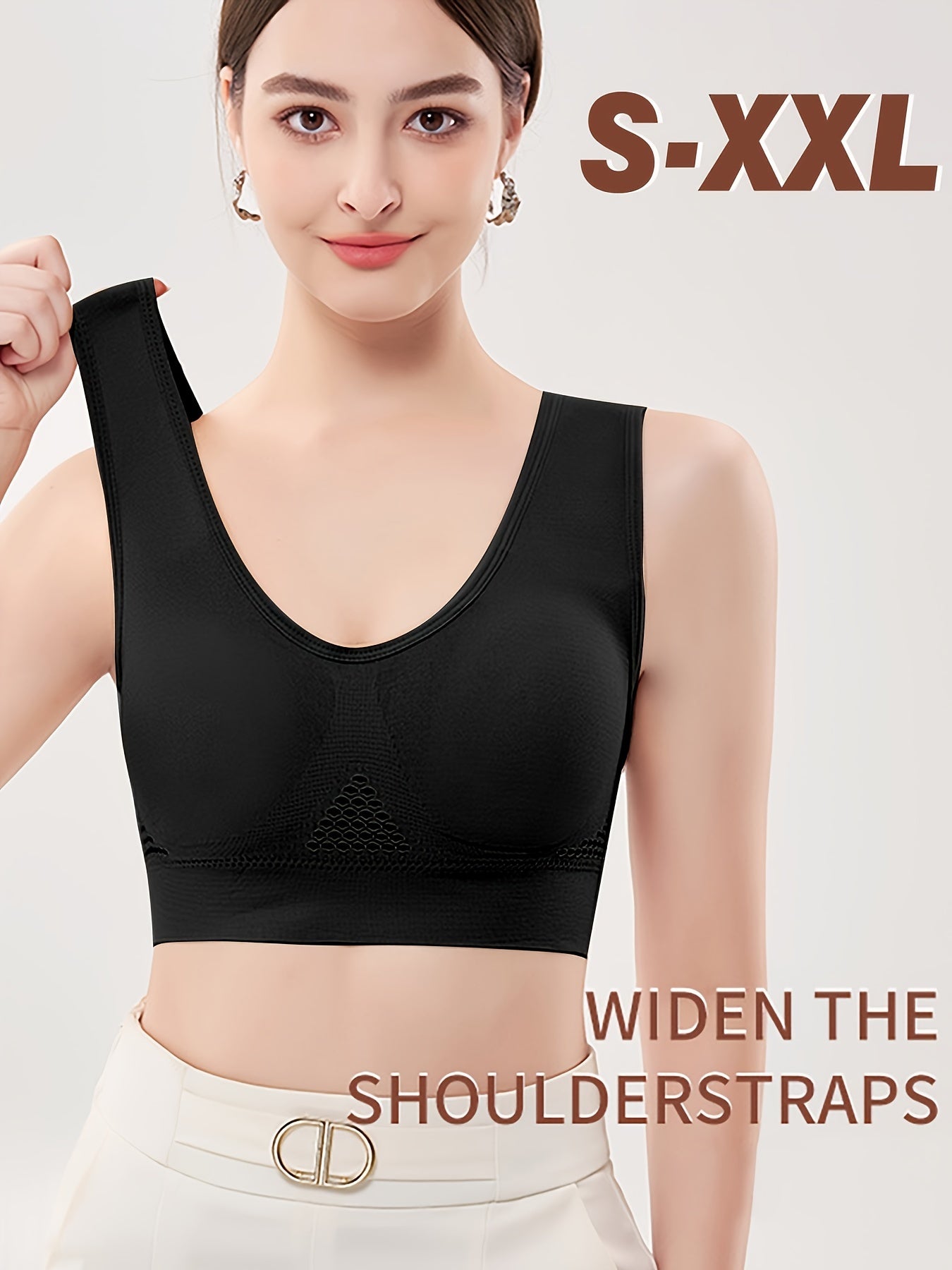 4 Pcs Seamless Push-Up Sports Bras for Women – Breathable Mesh Design, Wireless Comfort – Ideal for Yoga, Gym & Running Activewear