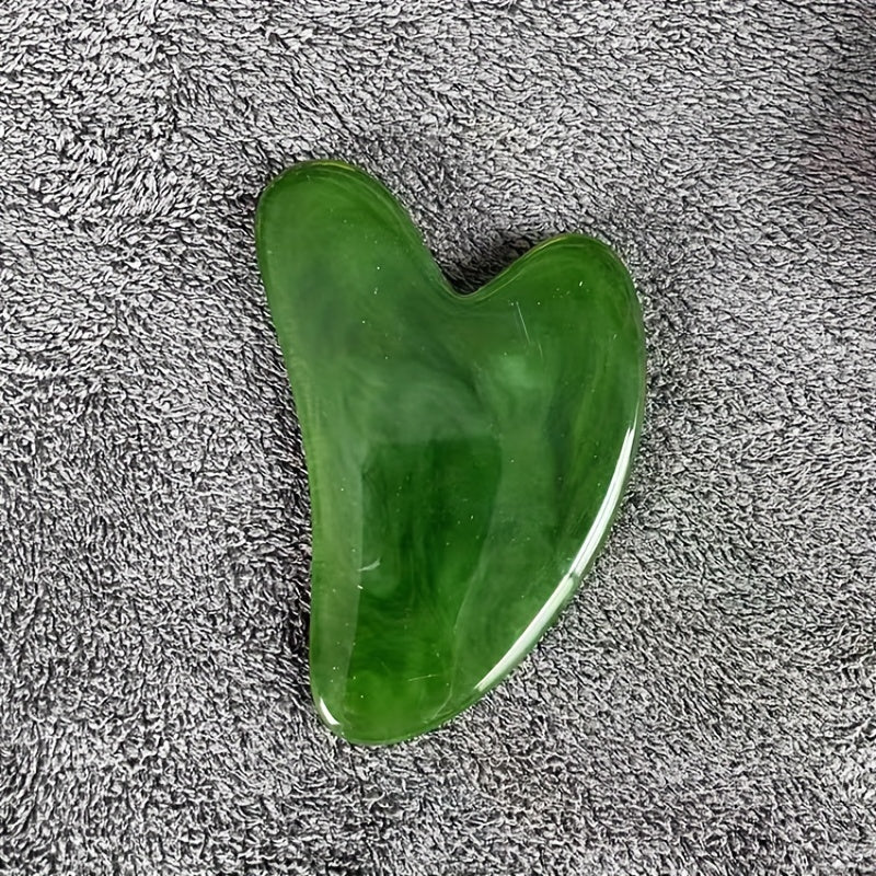 1pc Gua Sha Massage Tool, Natural Resin Gua Sha Scraper For Face, Neck, Back & Body Massage