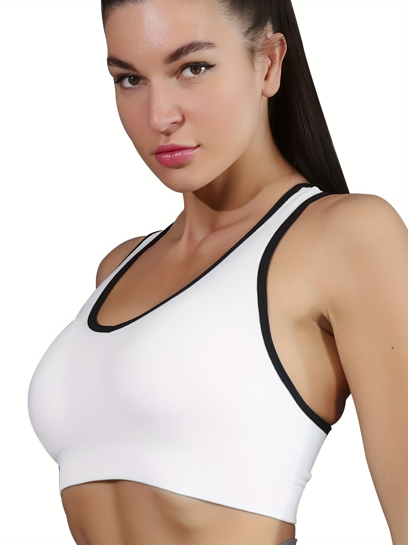 3pcs Criss Cross Back Sports Bras, Comfy & Breathable versatile Fitness Tank Bra, Women's Lingerie & Underwear