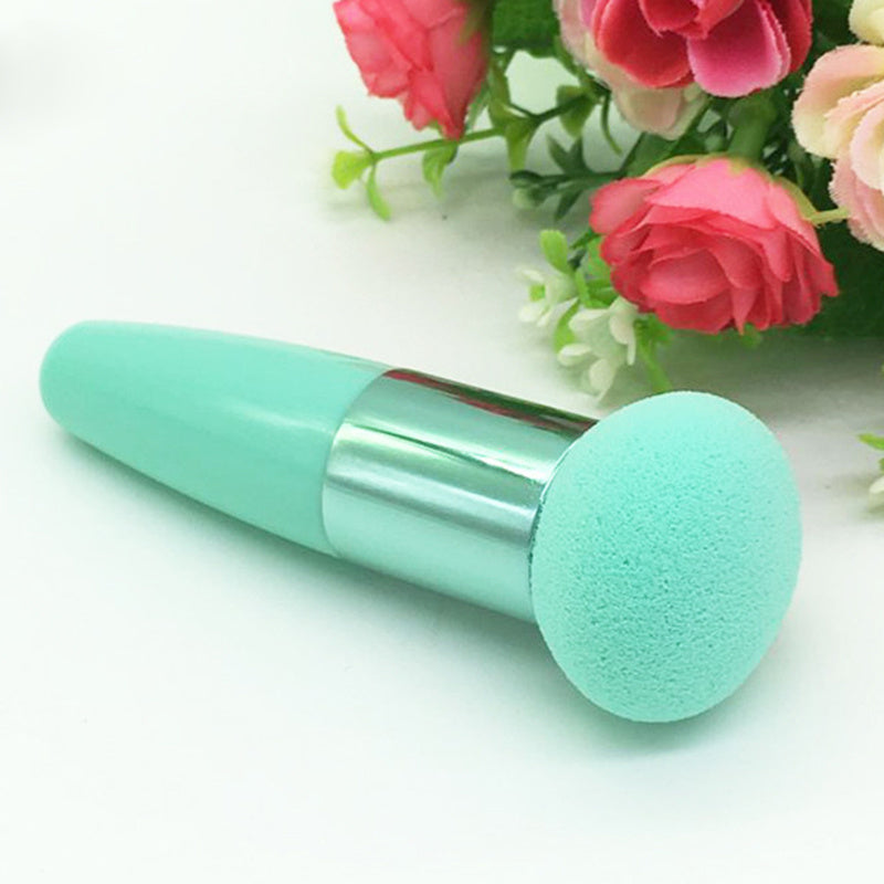 1pc Foundation Makeup Sponge With Handle Beauty Blender Cosmetics Makeup Sponge Mushroom Stick
