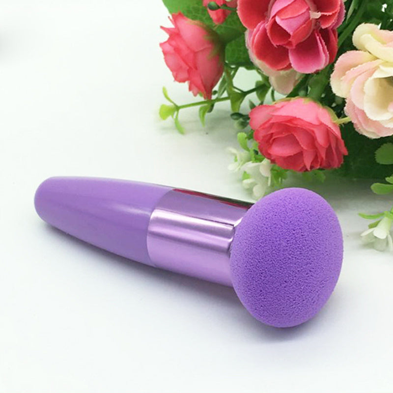 1pc Foundation Makeup Sponge With Handle Beauty Blender Cosmetics Makeup Sponge Mushroom Stick