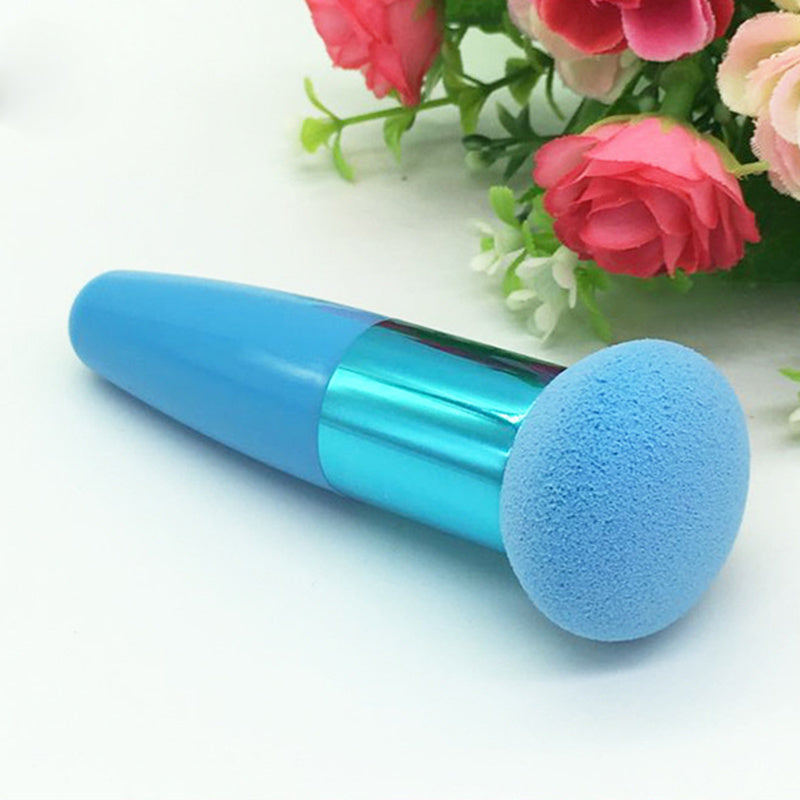 1pc Foundation Makeup Sponge With Handle Beauty Blender Cosmetics Makeup Sponge Mushroom Stick