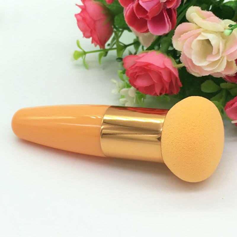 1pc Foundation Makeup Sponge With Handle Beauty Blender Cosmetics Makeup Sponge Mushroom Stick