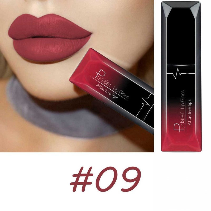 17 colors Long-Lasting Matte Liquid Lipstick Lip Gloss with Velvet Finish and Waterproof Formula Valentine's Day Gifts