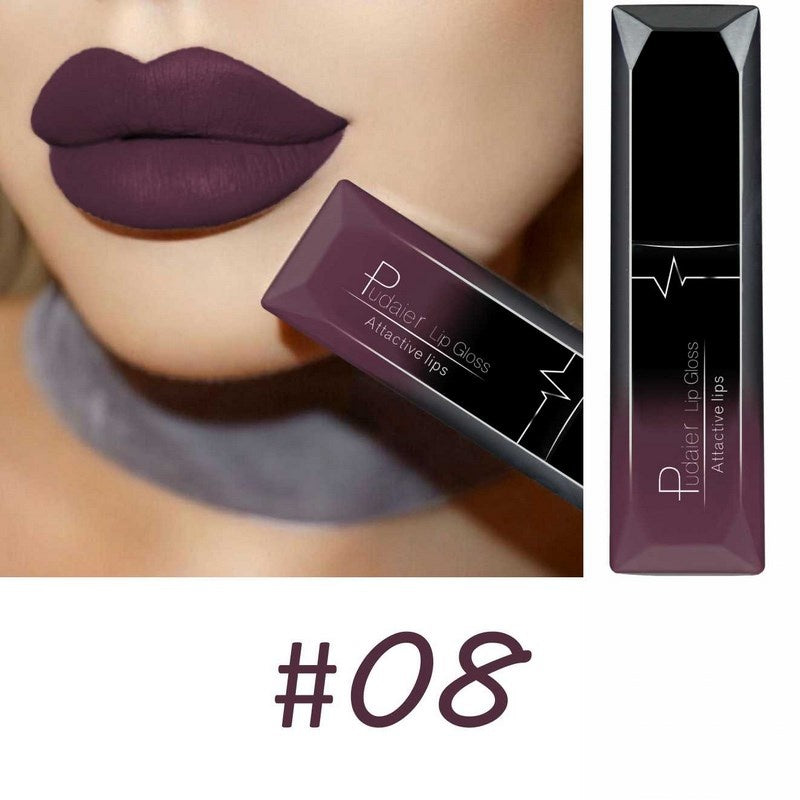 17 colors Long-Lasting Matte Liquid Lipstick Lip Gloss with Velvet Finish and Waterproof Formula Valentine's Day Gifts
