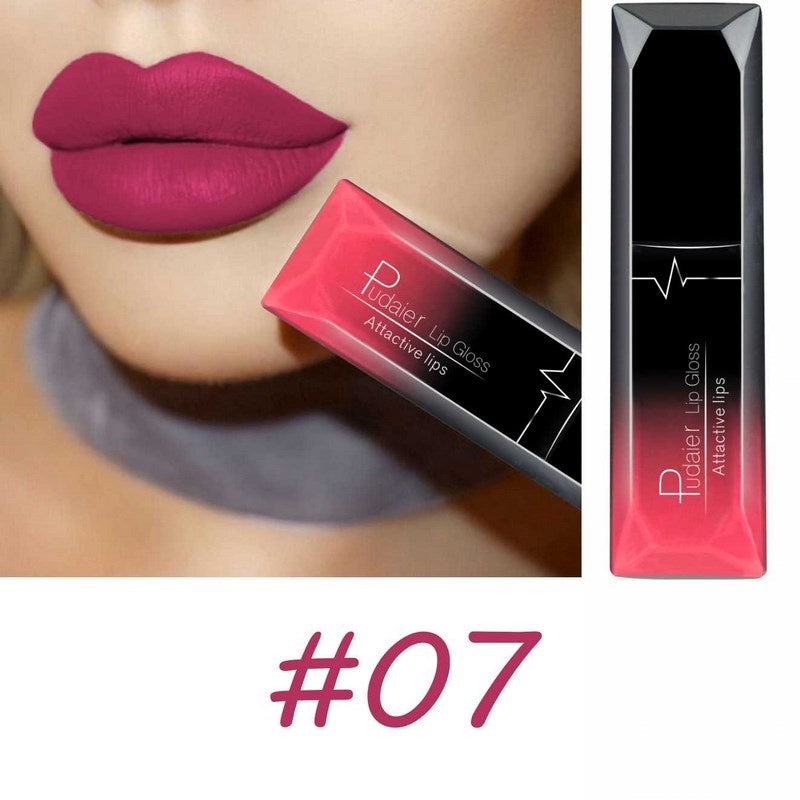 17 colors Long-Lasting Matte Liquid Lipstick Lip Gloss with Velvet Finish and Waterproof Formula Valentine's Day Gifts