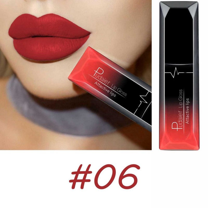 17 colors Long-Lasting Matte Liquid Lipstick Lip Gloss with Velvet Finish and Waterproof Formula Valentine's Day Gifts