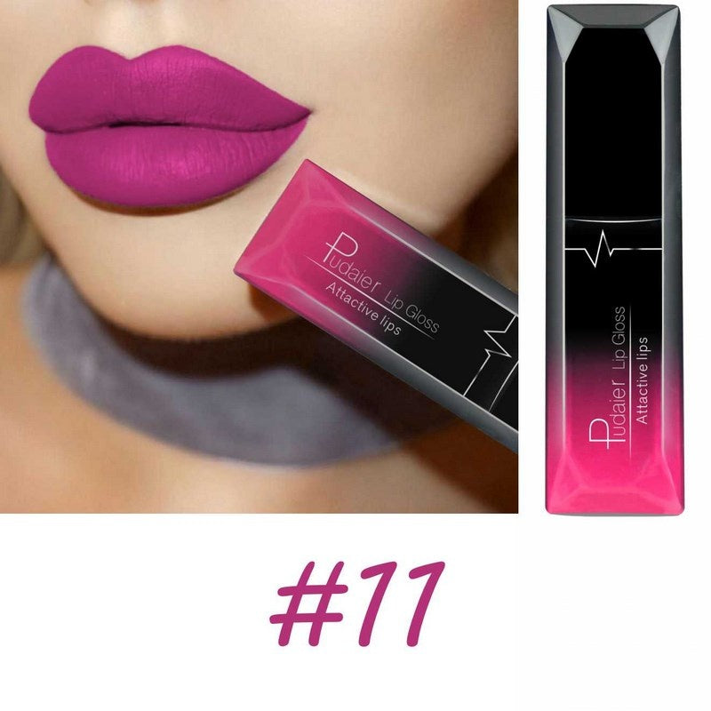 17 colors Long-Lasting Matte Liquid Lipstick Lip Gloss with Velvet Finish and Waterproof Formula Valentine's Day Gifts