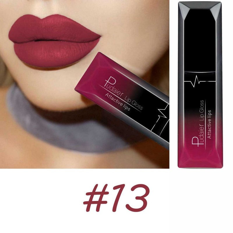 17 colors Long-Lasting Matte Liquid Lipstick Lip Gloss with Velvet Finish and Waterproof Formula Valentine's Day Gifts
