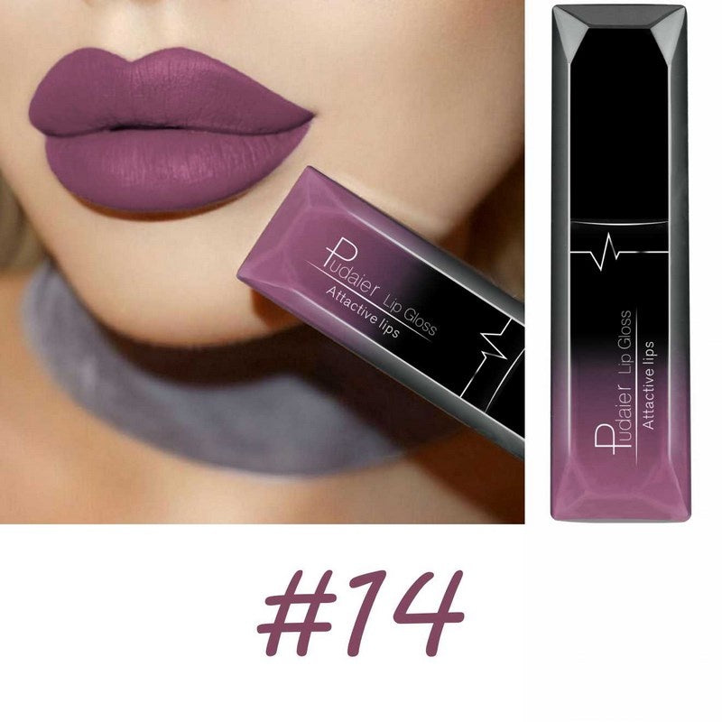 17 colors Long-Lasting Matte Liquid Lipstick Lip Gloss with Velvet Finish and Waterproof Formula Valentine's Day Gifts