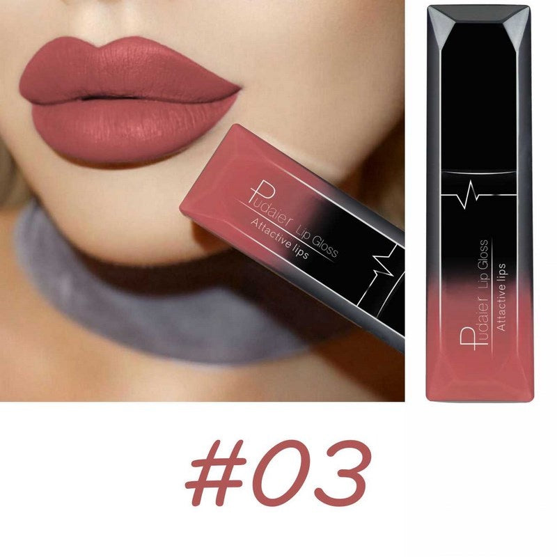 17 colors Long-Lasting Matte Liquid Lipstick Lip Gloss with Velvet Finish and Waterproof Formula Valentine's Day Gifts