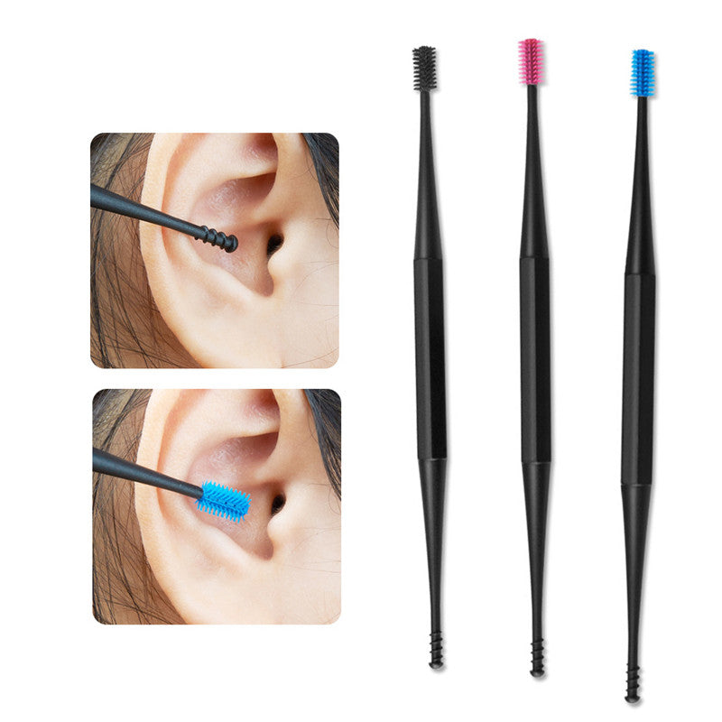 Eliminate Ear Wax Build-Up Instantly With This Soft Silicone Double-Ended Earpick!