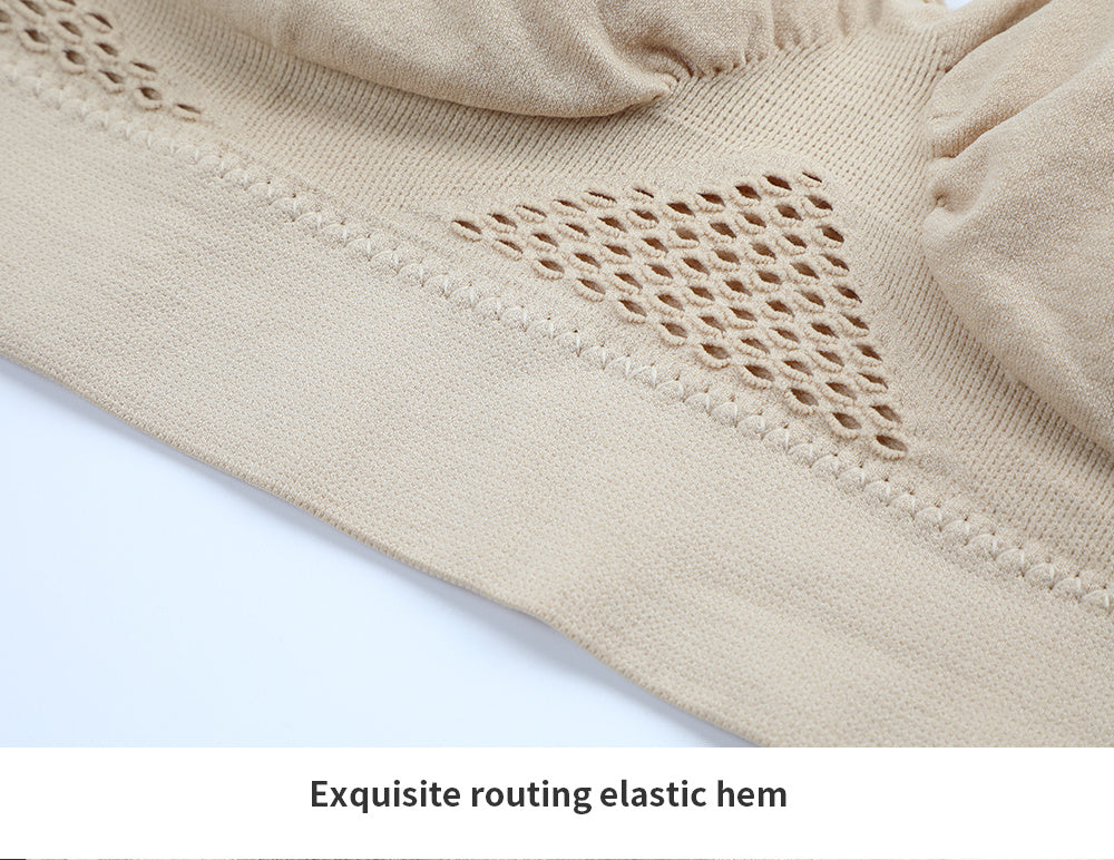 [Gentle Care] Plus Size Seamless Sports Bra for Women - Purple, Breathable Mesh Fabric, Push-Up with Removable Pads, Comfort Fit Vest Style, Sizes 36XL to 40XL, Plus Size Bra