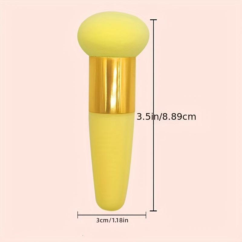 1pc Foundation Makeup Sponge With Handle Beauty Blender Cosmetics Makeup Sponge Mushroom Stick
