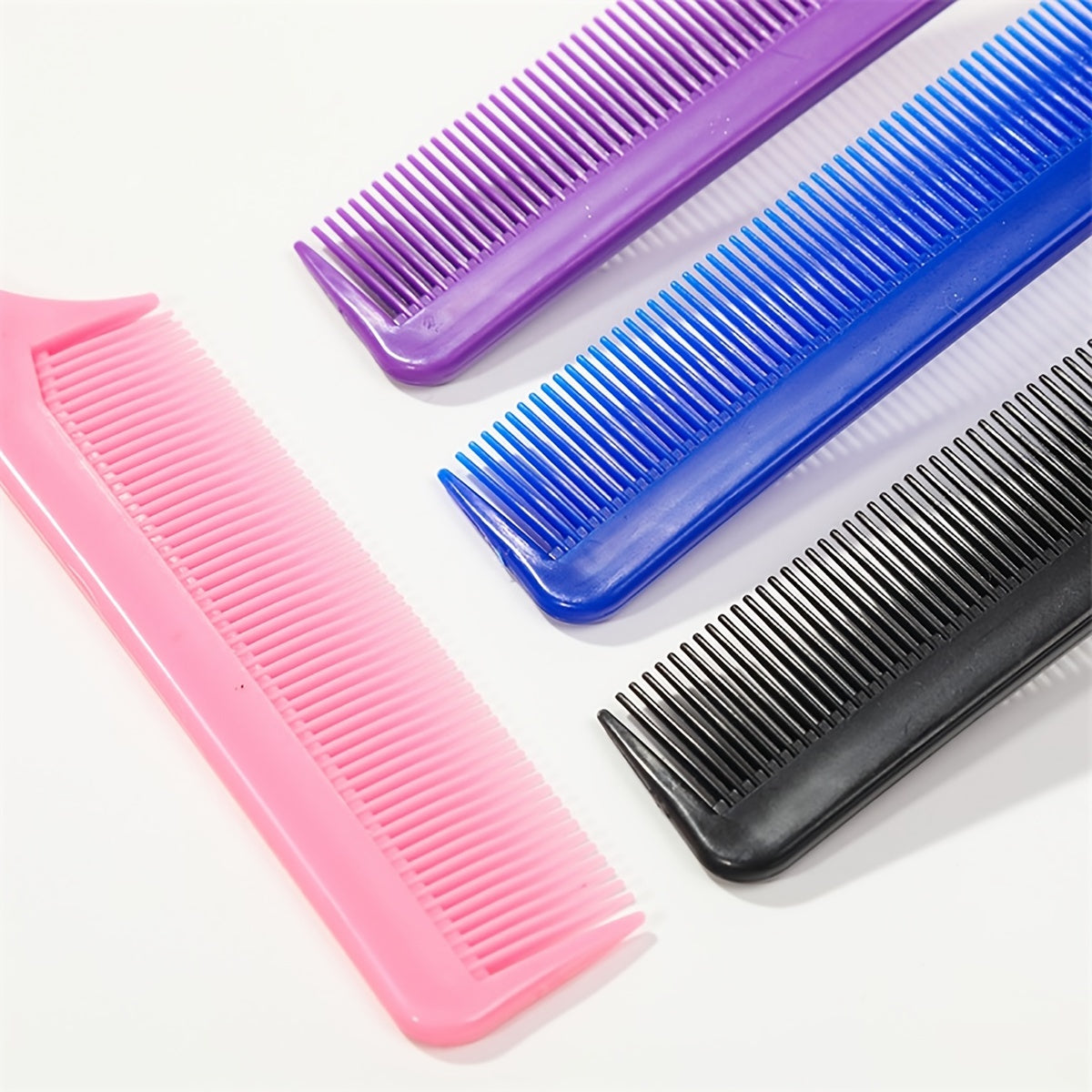Professional Pointed Tail Hair Comb Anti-Static Hair Dye Brush Barber Steel Needle Comb Salon Barber Hairdressing Accessories