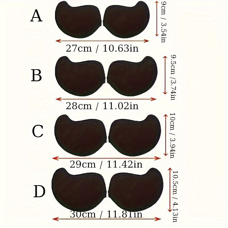 Ultra-Thin Silicone Nipple Covers - Self-Adhesive Push Up for a Seamless Look - Invisible Pasties, Perfect Womens Lingerie Accessories for Daily Wear or Special Occasions