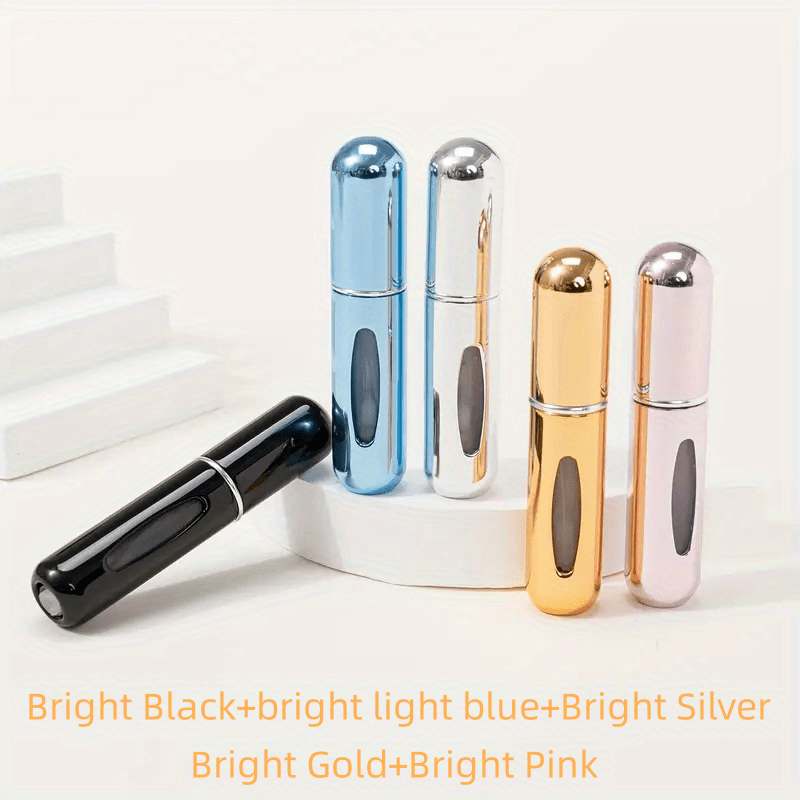 Mini Portable Refillable Perfume Aluminum Atomized Spray Cosmetic Bottle~Travel Dispenser Bottle~Atomizer Perfume Bottle, for Car