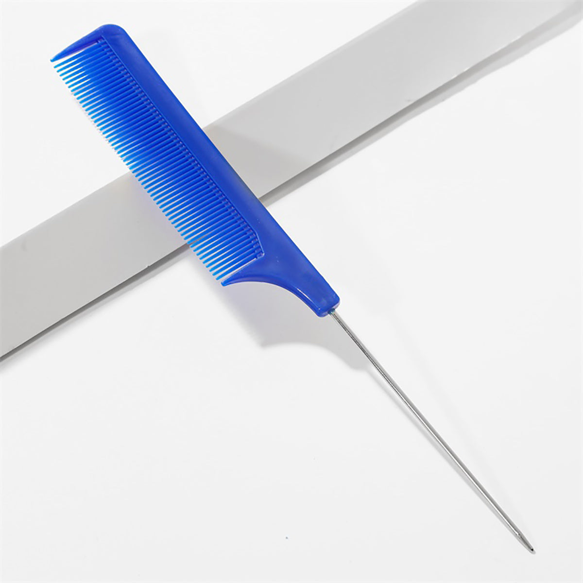Professional Pointed Tail Hair Comb Anti-Static Hair Dye Brush Barber Steel Needle Comb Salon Barber Hairdressing Accessories