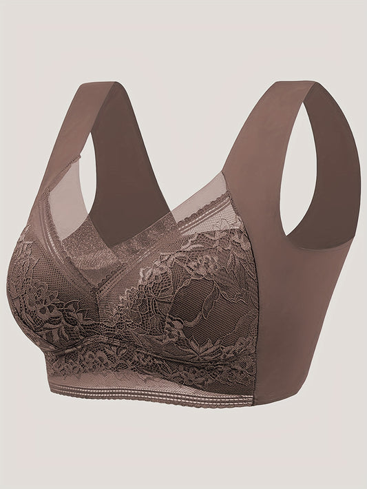 Comfy Seamless Wireless Bra - Everyday Bras for Women, Breathable, Casual, Push Up, Soft, Lightweight, and Invisible Under Clothes