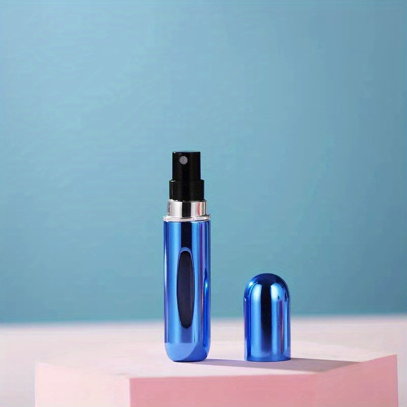 Mini Portable Refillable Perfume Aluminum Atomized Spray Cosmetic Bottle~Travel Dispenser Bottle~Atomizer Perfume Bottle, for Car