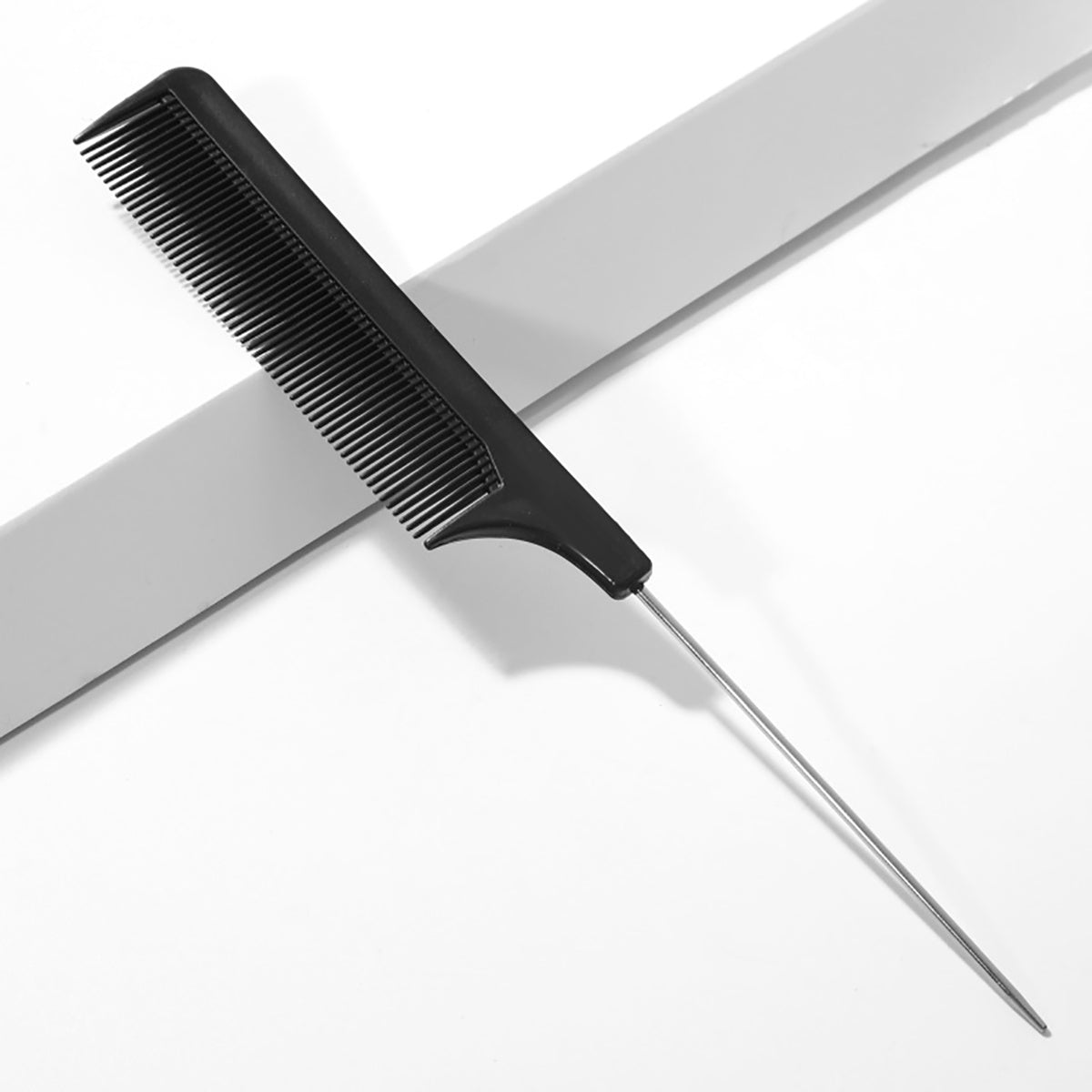 Professional Pointed Tail Hair Comb Anti-Static Hair Dye Brush Barber Steel Needle Comb Salon Barber Hairdressing Accessories